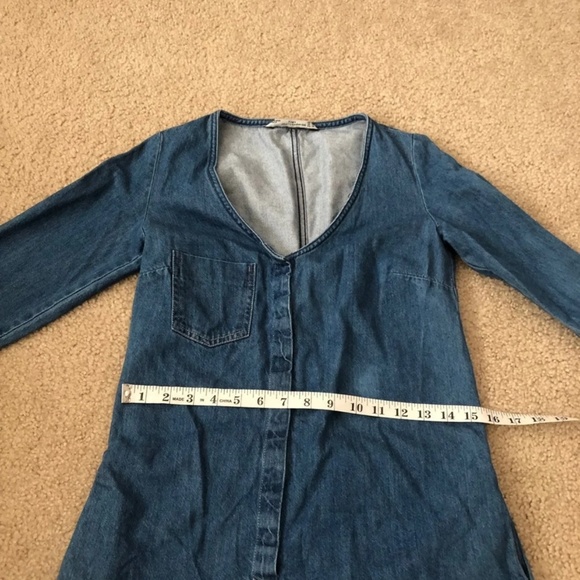 Zara Denim Romper - Picture 5 of 8